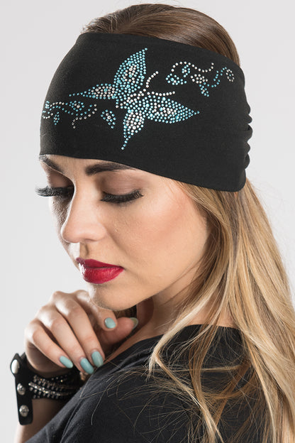 Bling Teal Butterfly EZ Bandz