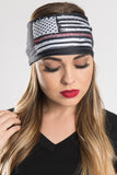 USA Flag Thin Red Line w/Gems EZ Bandz