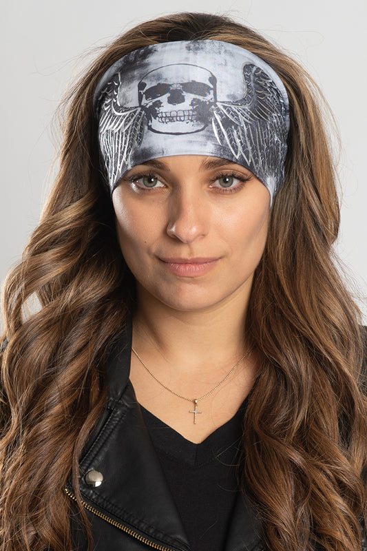 Skull w/Foil Wings Ez Bandz