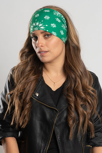 Green Paisley w/Gems Ez Bandz