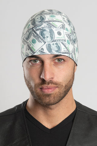 100 Dollar Bill Full-Head Wrap