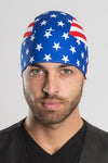 USA Flag Full-Head Wrap