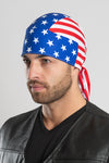 USA Flag Full-Head Wrap