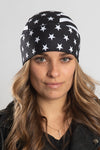 B&W USA Flag Full-Head Wrap