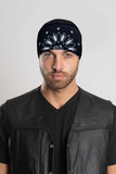 Sunrise Black Paisley Full-Head Wrap