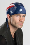 Patriotic Perforated Full-Head Wrap