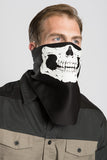 Skull (Glow-in-the-Dark Ink) Half Face Mask
