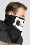 Skull (Glow-in-the-Dark Ink) Half Face Mask