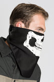 Skull (Glow-in-the-Dark Ink) Half Face Mask