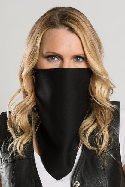 Plain Black Triangle Mask