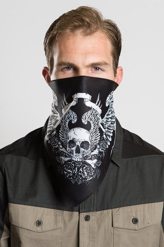 Skull & Bones Triangle Mask