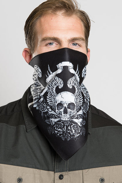 Skull & Bones Triangle Mask
