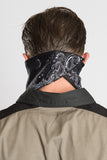 Black Paisley Triangle Mask