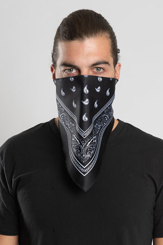 Black Bandana Triangle Mask