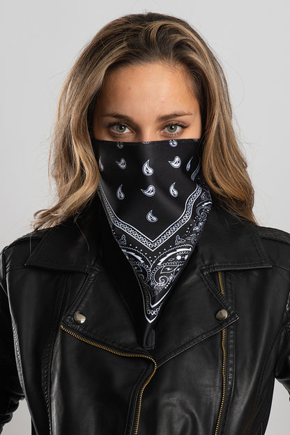 Black Bandana Triangle Mask