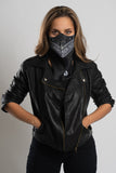 Black Bandana Half Mask