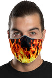 Flames Face Mask Set