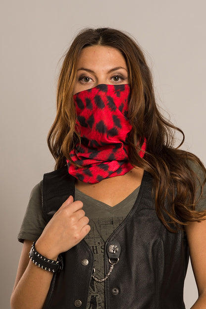 - Multi-Functional Headwear - Pink Leopard EZ Tube - 5