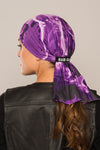  - Multi-Functional Headwear - Purple Butterflies EZ Tube - 4
