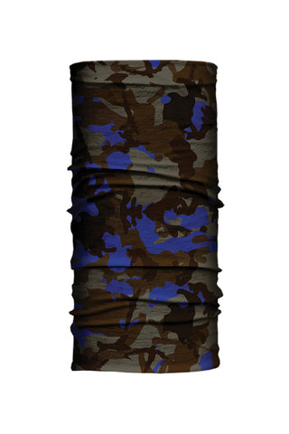  - Multi-Functional Headwear - Blue Camouflage EZ Tube