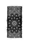  - Multi-Functional Headwear - Black Paisley EZ Tube