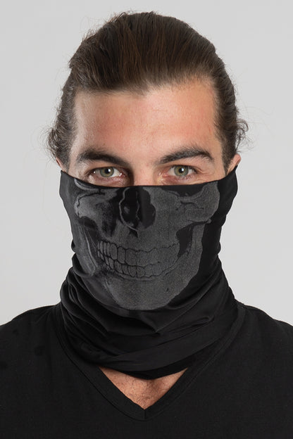 Human Skull (Reflective Ink) Winter Weight EZ Tube