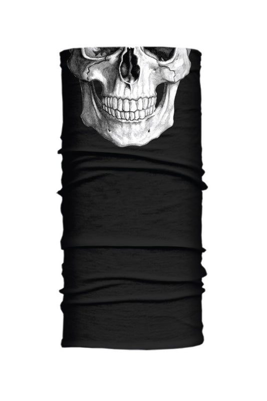Human Skull (Reflective Ink) Winter Weight EZ Tube