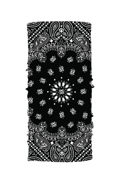 Black Paisley Winter Weight EZ Tube