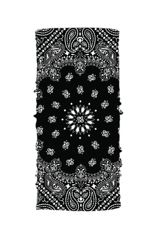 Black Paisley Winter Weight EZ Tube