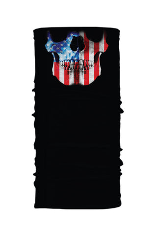 American Flag Skull Jaw Soaker Series EZ Tube