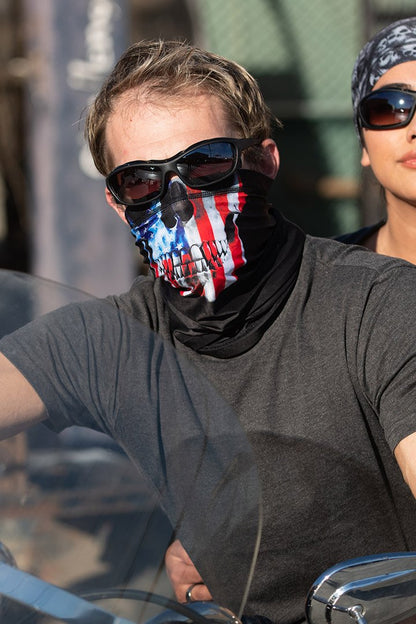 American Flag Skull Jaw Soaker Series EZ Tube