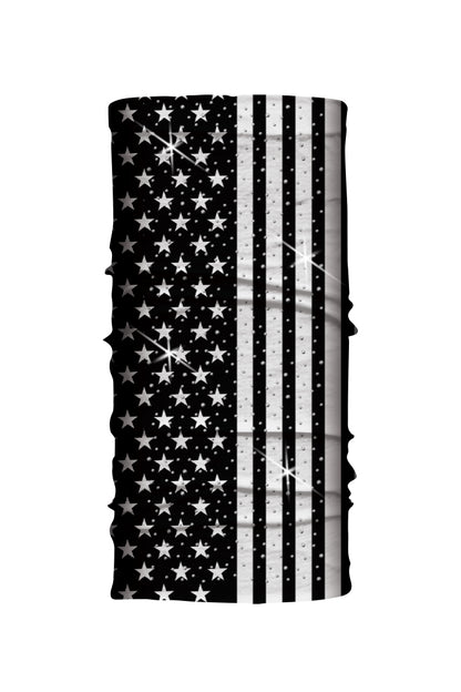 B&W USA Flag w/Gems Soaker EZ Tube