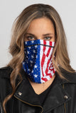 USA Flag w/Gems Soaker EZ Tube