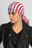 USA Flag w/Gems Soaker EZ Tube