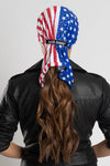 USA Flag w/Gems Soaker EZ Tube