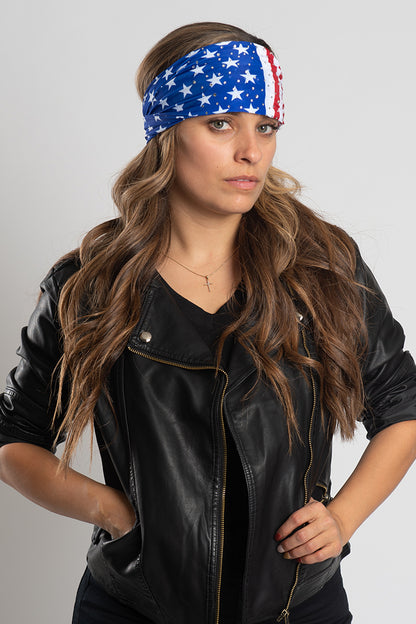 USA Flag w/Gems Soaker EZ Tube