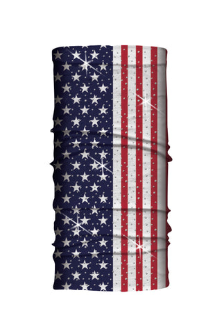 USA Flag w/Gems Soaker EZ Tube