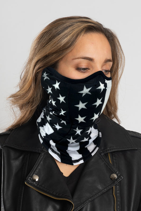 Patriotic Flag Contour Neck Gaiter