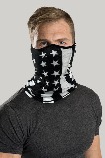 Patriotic Flag Contour Neck Gaiter