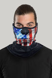 Patriot Skull Contour Neck Gaiter