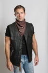Brown Paisley w/Hidden Route 66 - 22" Bandana