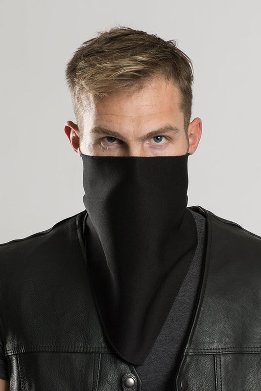 Solid Faded Black  22" Bandana