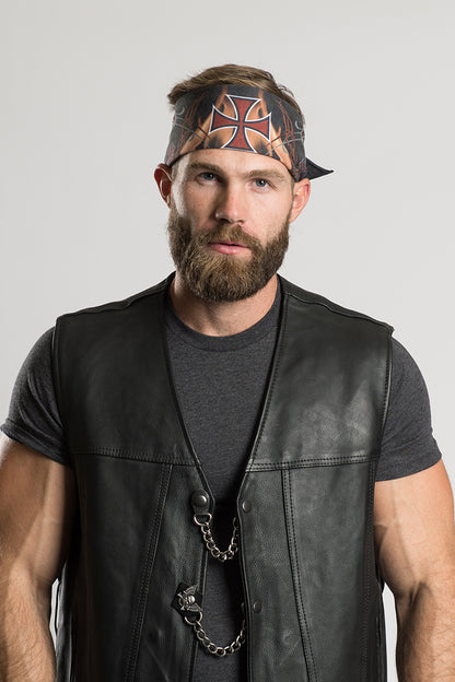 LIVE HARD RIDE FREE 22" Bandana