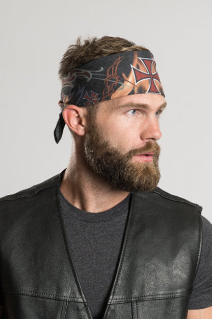 LIVE HARD RIDE FREE 22" Bandana