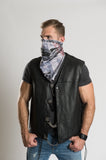 Americana Light Gray Camouflage 22" Bandana