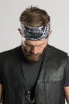 Americana Light Gray Camouflage 22" Bandana