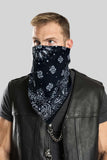 Black Bandana w/Gems 22" Bandana