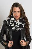 Skull Madness Reversible Infinity Scarf