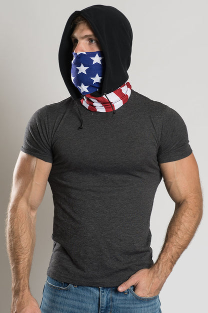 Traditional Red White & Blue Hoodie Tube