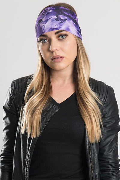 Hair Glove Ez Bands Soaker Series - Stretchy Headbands For Bikers, Work, Or Active Wear